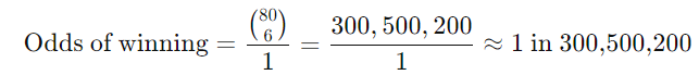 Daily Hammer 6/80 odds